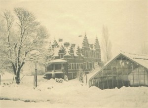 Back of House with Greenhouse